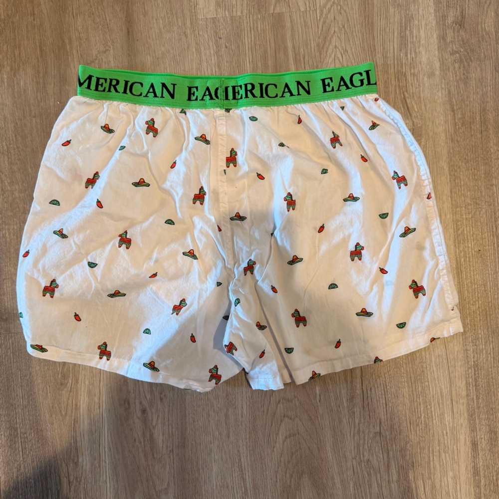 American Eagle Boxers w/Sombreros, Piñatas, Limes, Peppers size M (32/34) Men’s
